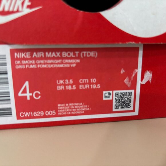 NIKE TODDLER SNEAKER VELCRO SIZE 4C - Picture 9 of 10